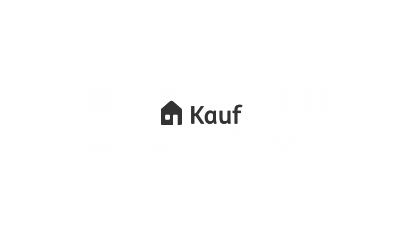 The housing calculator’s purchase option, labelled Kauf with a house icon.